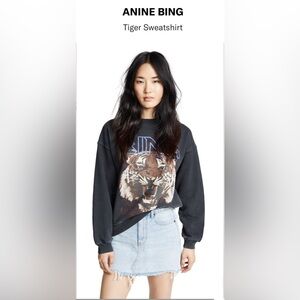 Anine Bing Tiger Sweatshirt